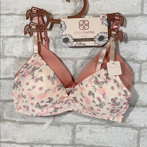 Daisy Fuentes Other - Daisy Fuentes girls 2-pack bras